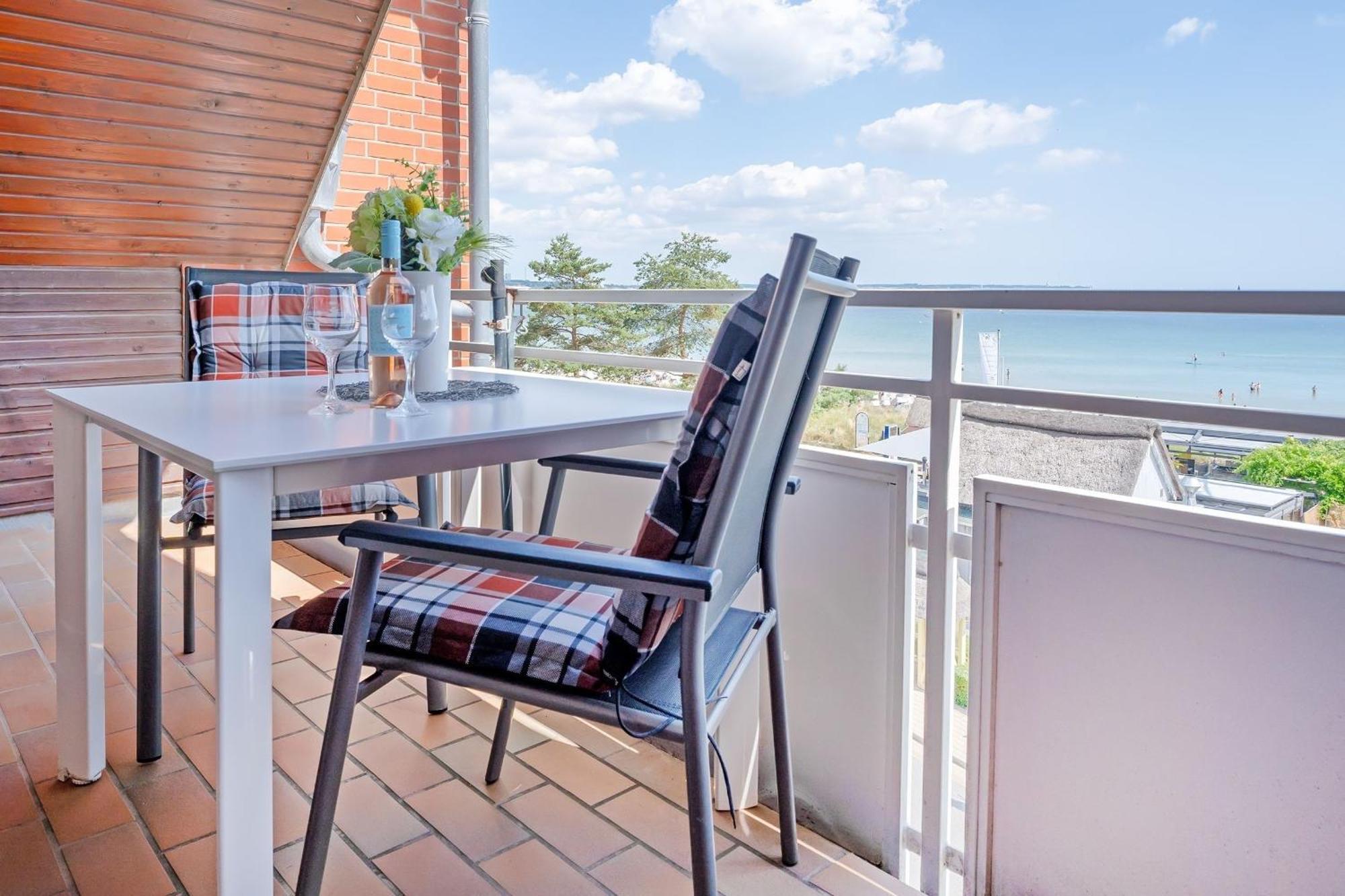 Strandburg Ostseeblick Scharbeutz Exteriör bild